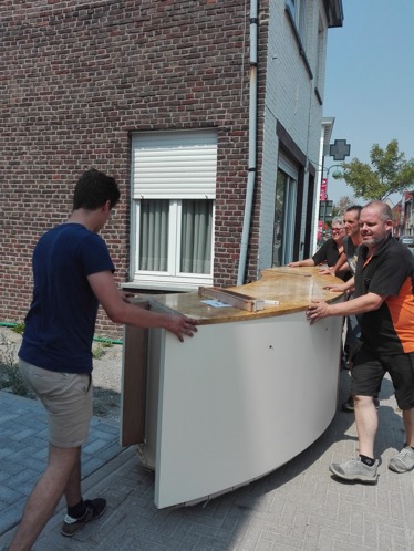 Verhuis naar tijdelijke locatie