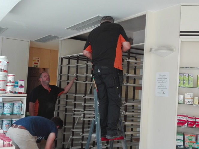 Verhuis naar tijdelijke locatie