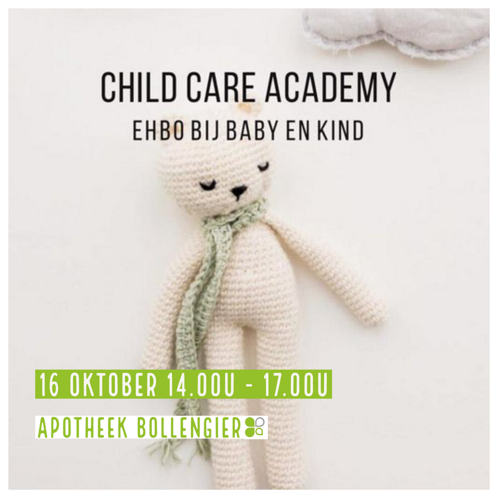 Workshop levensreddend handelen bij baby & kind 16 oktober 2021