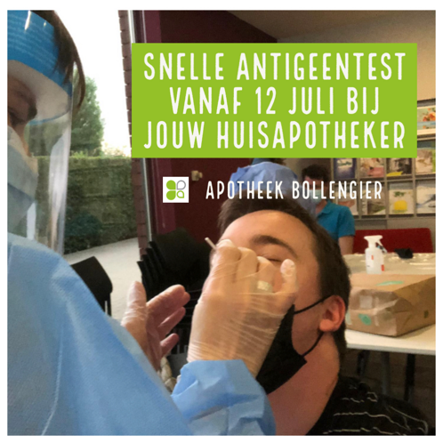 Snelle antigeentest - Maak nu je afspraak !