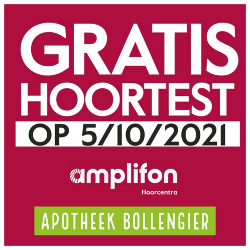 Gehoortestdag 5 oktober 2021