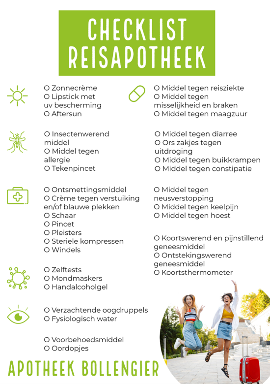 Huisapotheek/reisapotheek