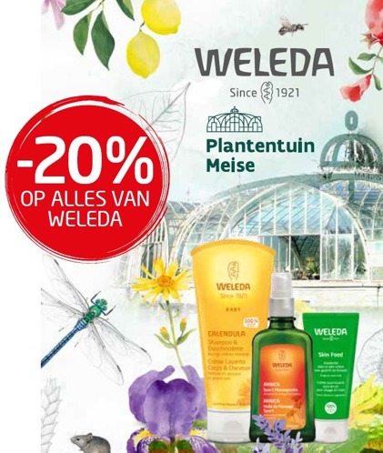 Weleda actie 20 %